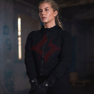 Sudadera con Capucha Unisex para Motocicleta, Color Negro Técnico, Suave, Cálida, Informal, con Cierre, Transpirable, Ligera, para Exteriores, Chaqueta de Forro Polar - Product Image 6