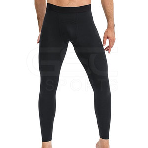 Venta al por mayor Hombres Fitness Leggings Cintura Elástica Leggings Deporte Correr Yoga Leggings Para Hombres Tallas Grandes - Product Image 4