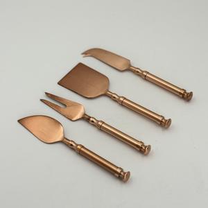Juego de Cuchillos para Mantequilla y Queso de Acero Inoxidable con Mango Hecho a Mano y Acabado en Cobre, Juego de Cuchillos para Untar Mantequilla - Product Image 6