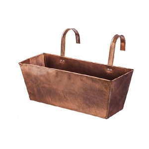 Maceta Colgante de Metal, Decoración Rústica Vintage para Jardín, Maceta Colgante con Cadena para Interiores, Exteriores, Paredes, Porches y Hogar - Product Image 6