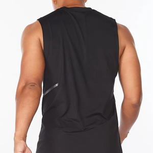 Nuevo estilo Ropa de verano Correr Precio al por mayor Hombres Camiseta sin mangas Entrenamiento Gimnasio Sin mangas Ropa de entrenamiento físico Hombres Camiseta sin mangas - Product Image 3