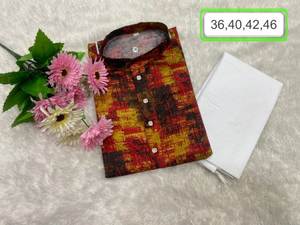 Hot Sealing Jacquard With Printed Work Mens Kurta <b>Pajama</b> Indian Export Quality Manufacturer From Surat At <b>Cheap</b> Rate For Sale - Product Image 6