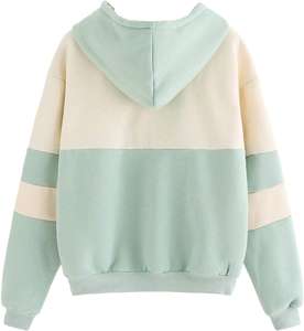 Haute qualité femmes Streetwear mode doux polaire à capuche filles décontracté sweat haut multicolore sweats à capuche - Product Image 2