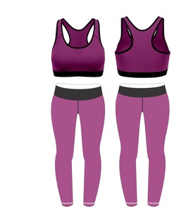 Ensemble de yoga pour femmes meilleure qualité de sublimation et de tissu - Product Image 4