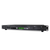 Reproductor Multimedia Multifunción, Reproductor de CD, Sintonizador DAB+ FM, Reproductor de Discos USB Inalámbrico MP3 HIFI DJ, Pantalla de Acero Inoxidable