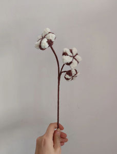 Ramo de Flores Tejidas a Crochet Hechas a Mano al por Mayor - Flores Artificiales Ecológicas de Algodón para Decoración del Hogar de Año Nuevo, Larga Duración - Product Image 5