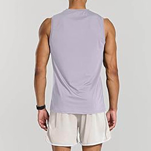 Casual Gym Running Comfortable Men Tank Top Men 100% Cotton Solid <b>Vest</b> Male Breathable Sleeveless Tops <b>Slim</b> - Product Image 2