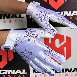 Gants de football américain personnalisés légers et respirants, évacuation de l'humidité, design à doigts complets, antidérapants, sangle de poignet réglable, main - Product Image 4