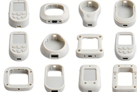 Prototipo de Carcasa de Dispositivo Médico de Silicona Fundida al Vacío Personalizada, Recinto de Plástico de Grado Médico para Equipos, Pieza de Prototipado Rápido