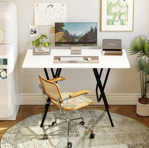 โต๊ะโลหะสำหรับบ้านสมัยใหม่ ร้านกาแฟ สำนักงาน โครงเหล็กหนา ทนทาน พร้อมท็อปป้องกันรอยขีดข่วน - Product Image 3