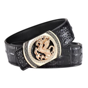 Ceinture en cuir véritable pour homme de haute qualité avec logo personnalisé, fabrication durable, design classique et finition haut de gamme pour les affaires - Product Image 1