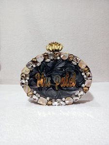 กระเป๋าคลัทช์เรซิ่นแฟชั่นทำมือเป็นมิตรกับสิ่งแวดล้อมฤดูร้อนปรับแต่งสีและการตกแต่งดีไซน์หรูหราสำหรับใช้ในชีวิตประจำวันและตอนเย็น - Product Image 4