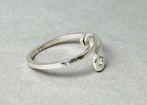 Bague en spirale en argent sterling 925 en gros tourbillons polis au meilleur prix bijoux de mode pour les mariages cadeau parfait pour elle - Product Image 5