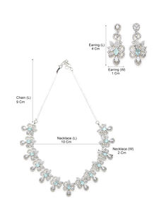 Conjunto de collar de diseño elegante para mujer con acabado Premium ideal para ocasiones nupciales y festivas a los mejores precios - Product Image 5