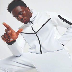 High Quality Tech Fleece <b>Tracksuits</b> Set for Men's <b>Plain</b> <b>Tracksuit</b> for Men Quick Dry Breathable Solid Color <b>Tracksuit</b> for Men's - Product Image 3