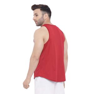T-shirt de sport sans manches en coton personnalisé avec étiquette privée pour homme Coupe ample Débardeur de fitness pour homme - Product Image 3