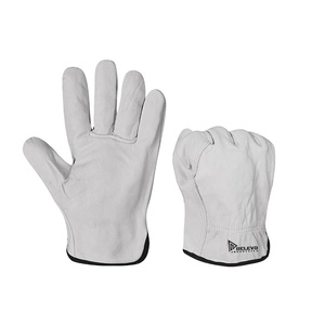 Guantes de Soldadura de Cuero de Invierno de Media Palma, Resistentes al Calor, para Trabajo Industrial y Mecánico, con Cierre de Gancho y Bucle, Suministro de Fábrica - Product Image 1