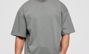 Meilleure qualité poids lourd 100% coton 320 Gsm entièrement épaule tombante hommes t-shirt surdimensionné Logo personnalisé grandes tailles hommes t-shirt personnalisé - Product Image 3