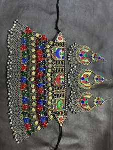 Haute qualité mariée Afghani Vintage ensembles de bijoux Style afghan Tribal Kuchi à la main couleur dorée ensemble de bijoux confortable - Product Image 4