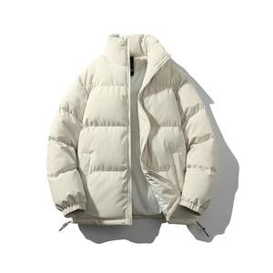 Veste d'hiver matelassée personnalisée de haute qualité unisexe imperméable coupe-vent respirante en tissu polyester/nylon service OEM en gros - Product Image 1