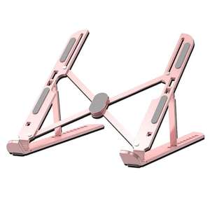 Soporte Ergonómico de Lujo para Portátil, Plegable, de Aluminio, Ajustable en 10 Ángulos de Altura, Diseño Ventilado y Portátil - Product Image 5