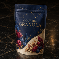 Sachet Doypack Personnalisé pour Bicarbonate de Soude, Scellable à Chaud avec Fermeture Zip, Taille Personnalisée, Qualité Alimentaire, Anti-humidité, pour Aliments pour Animaux, Lait et Gelée