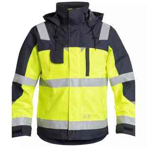 2025 Hivi, chaqueta de seguridad personalizada de alta calidad para adultos, ropa de trabajo reflectante impermeable de alta visibilidad, chaqueta de seguridad para adultos - Product Image 1