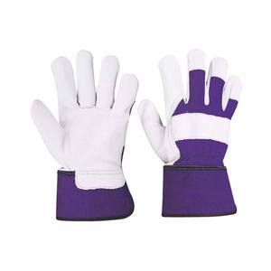 ถุงมือทำงานหนังบัฟฟาโลผสมผ้าฝ้าย ทนทาน งานหนัก แบบแคนาดา ป้องกันความร้อนและประกายไฟ เหมาะสำหรับงานบ้านและทำสวน - Product Image 5