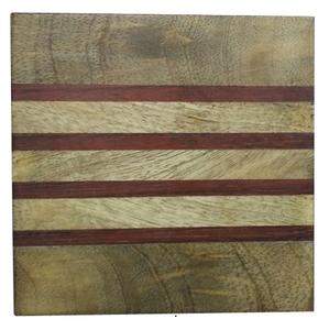 Top Vente Corne Os Forme Carrée Bois Et Résine En Bois Boisson Coaster Tasse Bois Coaster Décor À La Maison De Haute Qualité Conception Unique - Product Image 1