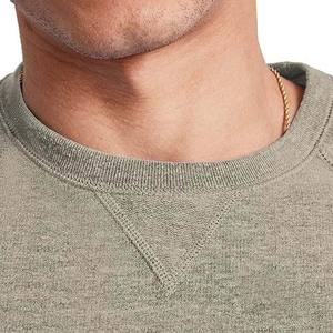 Sudaderas de cuello redondo básicas de algodón para fabricante de ropa de hombre diseño de logotipo personalizado servicio OEM sudaderas transpirables para hombre - Product Image 5