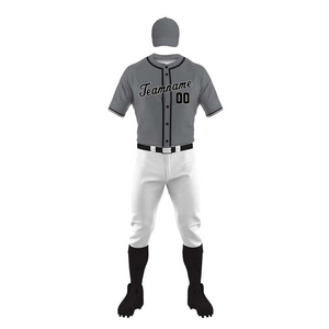 Oferta Especial: Conjunto Completo de Uniforme Deportivo de Béisbol, Transpirable, 100% Poliéster, Diseño Sublimado, Opción de Tallas Grandes, Personalizable - Product Image 1