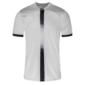 Maillot de football personnalisé de haute qualité, imprimé, 100% polyester, respirant, léger, antibactérien, séchage rapide, unisexe, adulte, col en V - Product Image 1