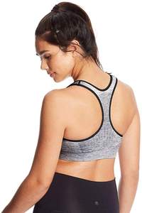 Gilet de soutien-gorge de sport respirant à col haut pour femmes pour Fitness et Yoga populaire pour une utilisation en salle de sport avec trous d'impression numérique avec logo personnalisé - Product Image 6