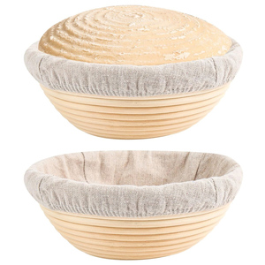 High Quality Oval Banneton Bread Proofing <b>Basket</b> OEM Acceptable Handmade Rattan <b>Baskets</b> For Bread from Vietnam Wholesaler - Product Image 3