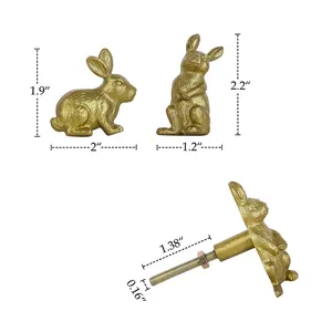 Escultura de Animales de Metal de Lujo de Tendencia, Decoración de Diseño, Adorno para el Hogar, Escultura Moderna Pulida, Zahid Exports, Gran Mayorista - Product Image 6