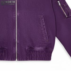 Veste en jean à logo personnalisé Street Wear Veste en jean oversize de haute qualité délavée à l'acide pour hommes - Product Image 5