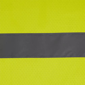 Gilet de sécurité réfléchissant haute visibilité en gros, tissu en maille respirant fin, protection du travail, vêtements de travail de chantier en plein air - Product Image 5