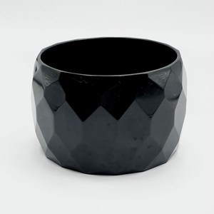 Brazalete de Aleación de Zinc con Diseño Calado, Chapado en Oro Negro, con Resina Tallada, Estilo Vintage, Unisex, a la Moda para Mujer - Product Image 6