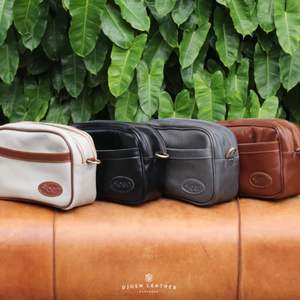 DJOEN Classic Heritage <b>Leather</b> <b>Toiletry</b> <b>Bag</b> Premium Handcrafted Organizer for Travel & Daily Essentials Handmade From Indonesia - Product Image 6