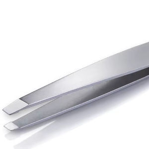 NGHIA Pince à sourcils en acier inoxydable à pointe oblique T-05 de haute qualité Ensemble de manucure et pédicure en gel gris Hot Brand Export - Product Image 1