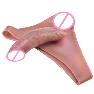 SXXY enorme realista Strap-on Hollow Dildo usable pene manga pantalones para hombres mujeres Gay lesbianas adultos silicona juguetes sexuales Sexshop - Product Image 2