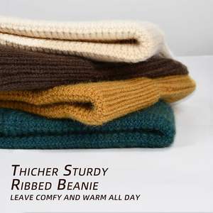 Gorro de Invierno Unisex de Alta Calidad con Logotipo Personalizado, Venta al por Mayor, Etiqueta Privada, Gorros de Punto 100% Acrílico - Product Image 5