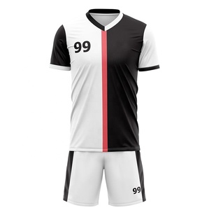 เครื่องแบบฟุตบอลน้ำหนักเบาชุดเสื้อเจอร์ซีย์กางเกงขาสั้นโพลีเอสเตอร์ชุดวอลเลย์บอล - Product Image 3