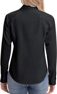 Lo último en camisas de vestir informales con botones para mujer, camisas de vestir elegantes formales transpirables para exteriores, venta al por mayor OEM - Product Image 2