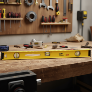 ระดับน้ำแบบปรับได้ Stanley Pro 180 คุณภาพระดับอุตสาหกรรม พรีเมียม พร้อมหลอดวัดระดับที่อ่านง่าย - Product Image 3