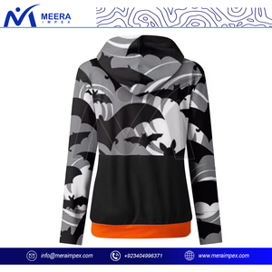 Sweat à capuche vintage unique pour femmes coupe confortable impression par sublimation grandes tenues décontractées à la mode pour le logo avant d'hiver - Product Image 3
