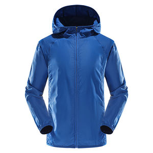 Top Trending Custom Made Color sólido Chaqueta cortavientos de invierno Hombres Frente Colores contrastantes Tela antiarrugas de alta calidad - Product Image 2