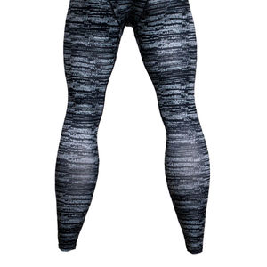 Leggings de yoga pour hommes, nouvelle collection, tendance, haute qualité, haute élasticité, motif sublimation uni, matière spandex respirante et séchage rapide - Product Image 4