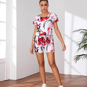 Entrenamiento Fitness Gym Wear Último diseño Sublimación Yoga Set Más vendidos Gimnasio Ropa Sublimación Yoga Set para mujeres - Product Image 1