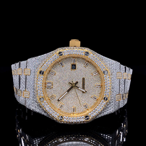 Montre de laboratoire en diamant de qualité supérieure sur la montre glacée en diamant de laboratoire DEF à prix d'usine - Product Image 1